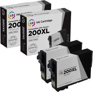 LD Products Remanufactured Replacements for Epson 200XL Ink Cartridges 200XL 200 XL T200XL120 High Yield