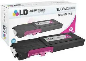 LD Products Compatible Toner Cartridge Replacement for Xerox 106R02745 High Yield (Magenta)