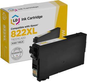 LD Products Remanufactured Ink Cartridge Replacement for Epson 822XL T822XL420 High Yield (Single Yellow)