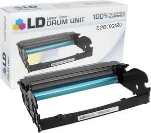 LD Products Remanufactured Drum Unit Replacement for Lexmark E260X22G