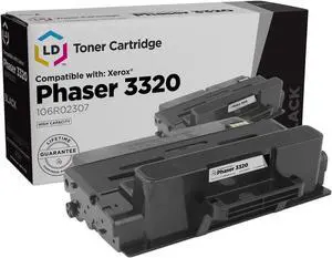 LD Products Compatible Replacement for Xerox 106R02307 High Yield Black Laser Toner Cartridge Compatible with Xerox Phaser 3320 Compatible with Xerox Phaser 3320