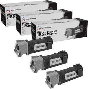 LD Products Compatible Toner Cartridge Replacements for Dell 331-0719 MY5TJ High Yield (Black, 3-Pack)