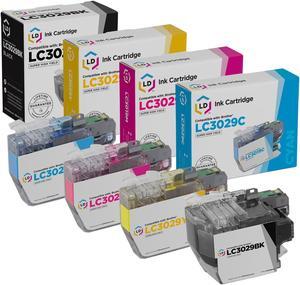 LD Products Compatible Ink Cartridge Replacement for Brother LC3029 Super High Yield (Black, Cyan, Magenta, Yellow, 4-Pack)