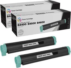 LD Products Compatible Toner Cartridge Replacement for Okidata 43502301 Type 9 (Black, 2 Cartridge Pack)