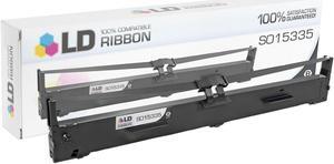 LD Products Compatible Printer Ribbon Cartridge Replacement for Epson S015335 (Single Black)