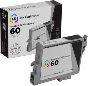 LD Products Remanufactured Ink Cartridge Replacement for Epson 60 T060120 (Black)