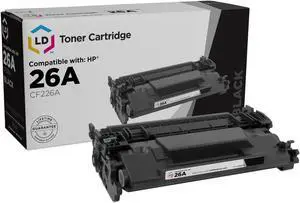 LD Products Compatible Toner Cartridge Replacement for HP 26A CF226A 26X CF226X Laserjet Pro M402d M402dn M402dne M402dw M402n MFP M426fdw M426fdn MFP M426dw (Standard Yield Black, 1-Pack)
