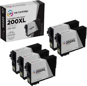 LD Products Remanufactured Replacements for Epson 200XL Ink Cartridges 200XL 200 XL T200XL120 High Yield