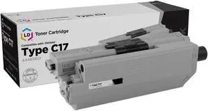 LD Products Compatible Toner Cartridge Replacement for Okidata 44469801 Type C17 (Black)