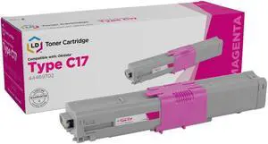 LD © Okidata Compatible 44469702 (Type C17) Magenta Laser Toner Cartridge