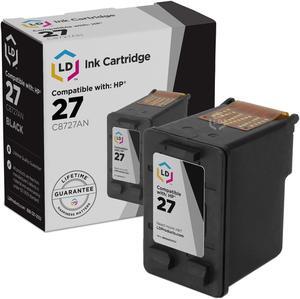 LD Products Ink Cartridge Replacement for HP 27 / C8727AN Black
