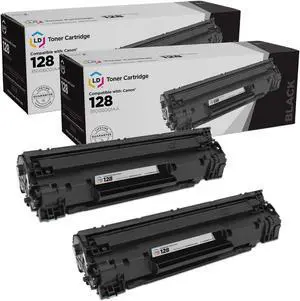 LD Products Compatible Toner Cartridge Replacement for Canon 128 3500B001AA Black (2-Pack) for imageCLASS D530, D550, MF4420n, MF4450, MF4550, MF4550d, MF4570dn, MF4570dw, MF4580dn, MF4770n, MF4880dw