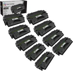 LD Products Compatible Toner Cartridge Replacement for HP 49X Q5949X High Yield (Black, 9-Pack) For use in HP Printer LaserJet: 1320, 1320n, 1320nw, 1320t, 1320tn, 3390 and 3447
