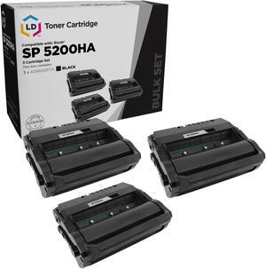 LD Products Remanufactured Toner Cartridge Replacement for Ricoh SP 5200HA 406683 (Black, 3-Pack)