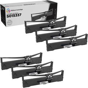 LD Products Compatible Ribbon Cartridge Replacement for Epson S015337 Black (6-Pack) for use in LQ-590 Impact Printer
