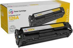 LD Products Toner Cartridge Replacement for HP 128A CE322A (Yellow) Color LaserJet CM1410fnw, CM1415fnw, CP1522n, CP1523n, CP1525nw, CP1525nw, CM1410fnw, CM1415fnw, CP1525nw,CP1525nw, CM1410fnw