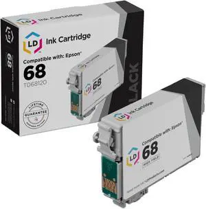 LD Products Remanufactured Ink Cartridge Replacement for Epson 68 T068120 High Yield (Black)