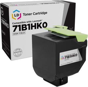 LD Compatible Toner Cartridge Replacement for Lexmark 71B1XK0 Extra High Yield (Black)
