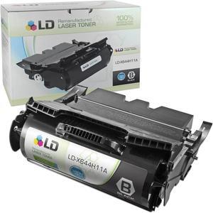 LD Products Remanufactured Toner Cartridge Replacement for Lexmark X644X11A Extra High Yield (Black)