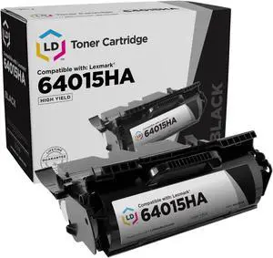 LD Products Replacement Toner Cartridge for Lexmark 64015HA High Yield Black