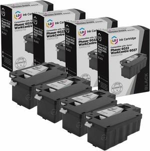 LD Products Compatible Toner Cartridge Replacement for Xerox 106R02759 (Black, 4 Cartridge Pack)