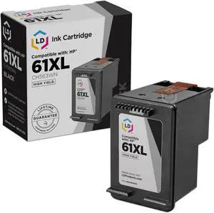 LD Products Remanufactured Ink Cartridge Replacement for HP 61XL CH563WN High Yield (Black) Compatible with 1000 1010 1011 1012 1015 1050 1051 1055 ENVY 4500 4501 4502 4503 OfficeJet 2620 2621 2622
