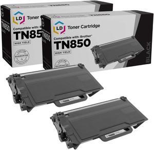 LD Products Compatible Toner Cartridge Replacement for Brother TN850 TN 850 TN-850 High Yield (Black, 2-Packs)