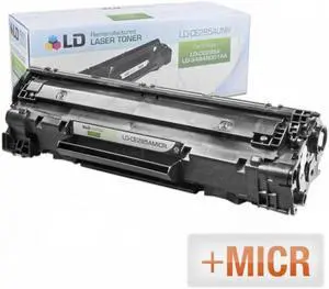 LD Products Compatible MICR Toner Cartridge Replacement for HP 85A CE285A (Black Single)