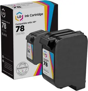 LD Products Replacement for HP 78 Color Ink Cartridge C6578D (Tri-Color, Single Pack) for Color Copier, DeskJet, Fax, Office Jet, PSC, and PhotoSmart Series Printers