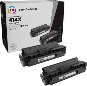 LD Products Compatible Toner Cartridge Replacement for HP 414X W2020X High Yield (Black, 2-Pack)