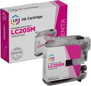 LD Compatible Ink Cartridge Replacement for Brother LC205M Super High Yield (Magenta) LD Compatible Ink Cartridge Replacement for Brother LC205M Super High Yield (Magenta)