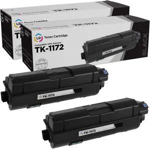 LD Compatible Replacements for Kyocera TK-1172 / 1T02S50US0 Black Toner Cartridge 2-Pack for use in M2040dn, M2540d, M2540dw, M2640idw LD Compatible Replacements for Kyocera TK-1172 / 1T02S50US0 Black Toner Cartridge 2-Pack for use in M2040dn, M2540d, M2540dw, M2640idw