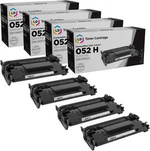 LD Compatible Canon 052H / 2200C001 Black High Yield Toner Cartridge 4-Pack for use in imageCLASS LBP214dw, LBP215dw, MF424dw, MF426dw, MF429dw LD Compatible Canon 052H / 2200C001 Black High Yield Toner Cartridge 4-Pack for use in imageCLASS LBP214dw, LBP215dw, MF424dw, MF426dw, MF429dw