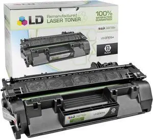 LD Products Compatible Toner Cartridge Replacement for HP 05A CE505A (Black)