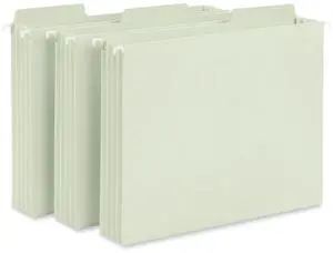 Smead Manufacturing Company SMD64324 Hanging Pockets- Heavy Duty- 5-.25in..- Exp.- Legal- Moss