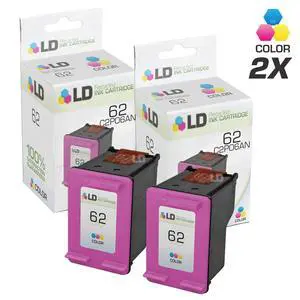 LD © Remanufactured Replacements for Hewlett Packard C2P06AN / HP 62 2PK Color Inkjet Cartridges for use in HP ENVY 5640, 5642, 5643, 5644, 5646, 5660, 7640, 7645, OfficeJet 5740, 5742, & 5745 LD © Remanufactured Replacements for Hewlett Packard C2P06AN / HP 62 2PK Color Inkjet Cartridges for use in HP ENVY 5640, 5642, 5643, 5644, 5646, 5660, 7640, 7645, OfficeJet 5740, 5742, & 5745