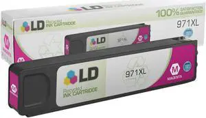 LD © Remanufactured Replacement for Hewlett Packard CN627AM (HP 971XL) High Yield Magenta Ink Cartridge for use in HP OfficeJet Pro X451dn, X451dw, X476dn, X476dw, X551dw, and X576dw Printers LD © Remanufactured Replacement for Hewlett Packard CN627AM (HP 971XL) High Yield Magenta Ink Cartridge for use in HP OfficeJet Pro X451dn, X451dw, X476dn, X476dw, X551dw, and X576dw Printers
