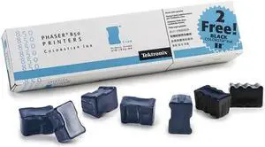 OEM Xerox 016182500 5 Cyan & 2 Black Solid Ink ColorStix