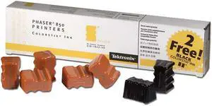 OEM Xerox 016182700 5 Yellow & 2 Black Solid Ink ColorStix