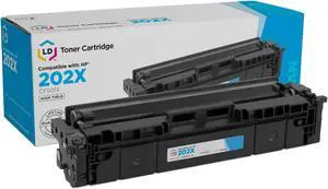 LD Compatible Toner Cartridge Replacement for HP 202X CF501X High Yield (Cyan) LD Compatible Toner Cartridge Replacement for HP 202X CF501X High Yield (Cyan)