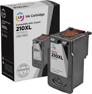 LD Products Remanufactured Ink Cartridge Replacement for Canon PG-210XL 2973B001 High Yield (Black)