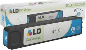 LD © Remanufactured Replacement for Hewlett Packard CN626AM (HP 971XL) High Yield Cyan Ink Cartridge for use in HP OfficeJet Pro X451dn, X451dw, X476dn, X476dw, X551dw, and X576dw Printers LD © Remanufactured Replacement for Hewlett Packard CN626AM (HP 971XL) High Yield Cyan Ink Cartridge for use in HP OfficeJet Pro X451dn, X451dw, X476dn, X476dw, X551dw, and X576dw Printers