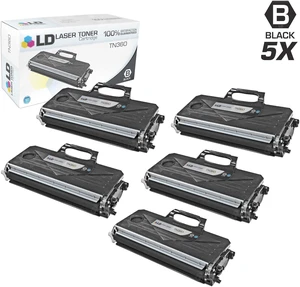 LD © Compatible Brother TN360 (TN330) Set of 5 HY Black Cartridges for DCP-7030, DCP7-7040, DCP-7045N, HL-2140, HL-2150N, HL-2170W, MFC-7320, MFC-7340, MFC-7345DN, MFC-7345N, MFC-7440N, MFC-7840W LD © Compatible Brother TN360 (TN330) Set of 5 HY Black Cartridges for DCP-7030, DCP7-7040, DCP-7045N, HL-2140, HL-2150N, HL-2170W, MFC-7320, MFC-7340, MFC-7345DN, MFC-7345N, MFC-7440N, MFC-7840W