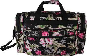 World Traveler 19-Inch Carry-On Duffel Bag - Tropical Flowers