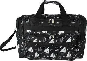 World Traveler 19-Inch Carry-On Duffel Bag - Sailboat