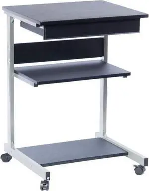 Urban Designs Rolling Laptop Cart with Storage