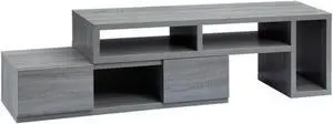 Urban Designs Adjustable TV Stand Console for TV up to 65
