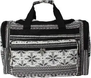 World Traveler Value Series Winter 16-Inch Carry-On Duffel Bag - Deer