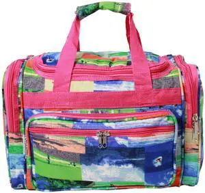 World Traveler Value Series Summer 16-Inch Carry-On Duffel Bag - Surf