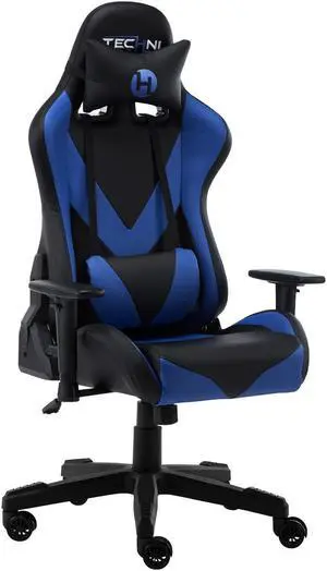 Urban Designs Two Tone High Back Racer Style Office-PC Gaming Chair - Blue